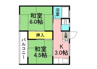 中岡ビル【1階】の間取り