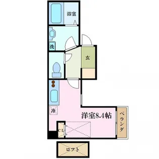 ファンタジービル【6階】の間取り