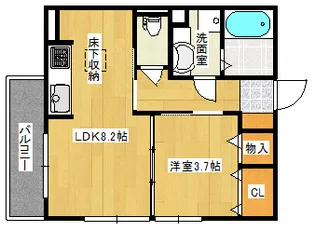 メヌエット【1階】の間取り