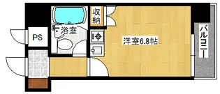 ダイアパレス皆実町【4階】の間取り