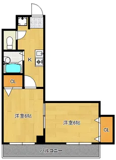 タウンハウス榎町【4階】の間取り