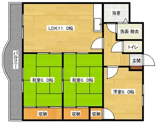 ロイヤルシティ2の間取り