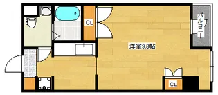 ソルヴェール舟入本町【7階】の間取り