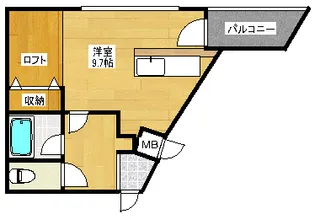 金屋町グランデ【10階】の間取り