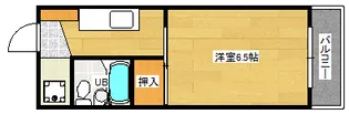 MSビル南竹屋【4階】の間取り