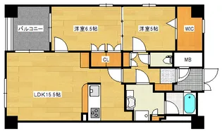 グランドメゾン幟町【4階】の間取り