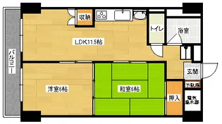幟町熊本ビルの間取り
