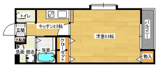 FIORE【201号室】の間取り