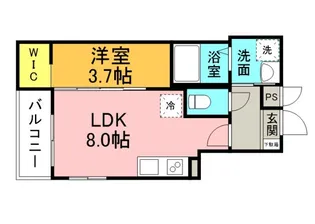 MOVE江波本町の間取り