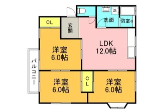 ハイム寺尾の間取り