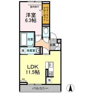 クラウドMR【2階】の間取り
