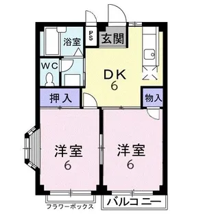 エルディム神明の間取り