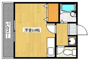 ディアハイツナカタの間取り