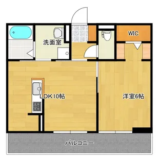メゾンドシャトー【3階】の間取り