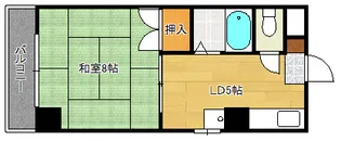 八幡ビル【305号室】の間取り