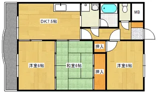 メルヴェイユ【2階】の間取り