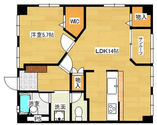 大起ビルの間取り