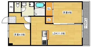 第2田寅ビル【303号室】の間取り
