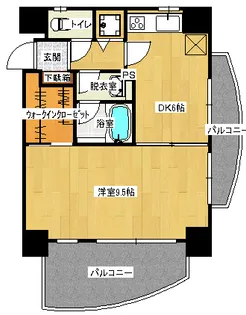 サンクレスト東雲【901号室】の間取り