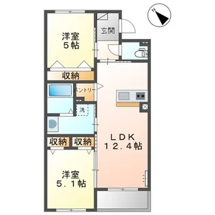 ORUTE東野の間取り