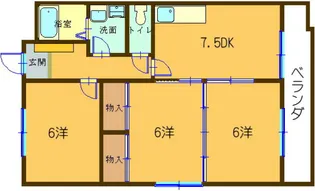 メゾンマツモトの間取り