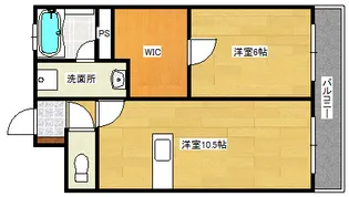 ベーネ宇品【204号室】の間取り