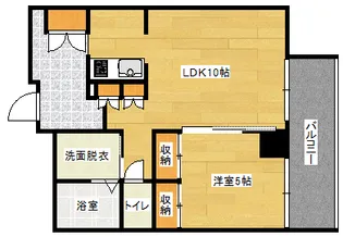 DOMANI上東雲【4階】の間取り