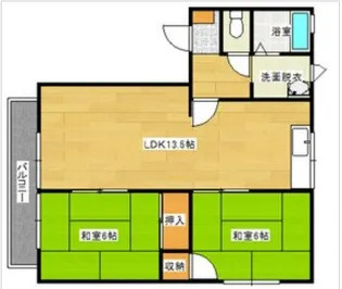 ハートフルへさか【2階】の間取り
