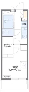 レオパレス東蟹屋の間取り