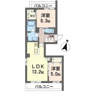 Azure東雲の間取り