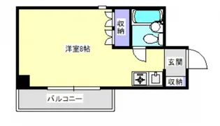 第三西林ビル【703号室】の間取り
