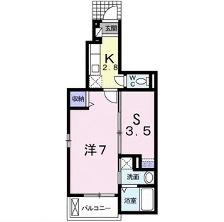 フィデール庚午の間取り