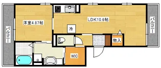 EnCourtChiyoの間取り