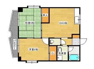 古市ザスカイの間取り