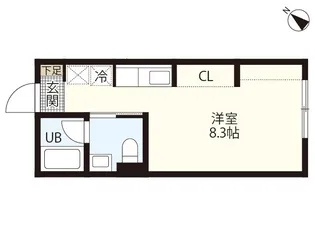 イリス祇園の間取り