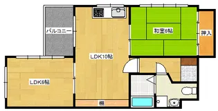 コートドール2【3階】の間取り