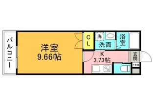 Mテラス上安B棟の間取り