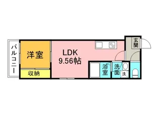 Residential戸坂駅前【2階】の間取り