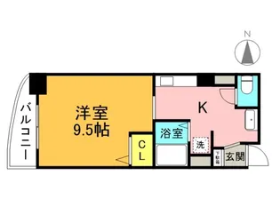 第二オーシャンハイツ【6階】の間取り