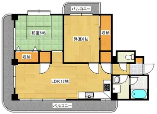 ハイツ光が丘【3階】の間取り