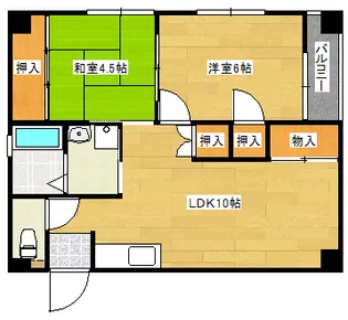 シートピア井口台の間取り