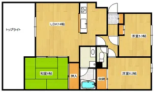 メゾンマルシン【1階】の間取り