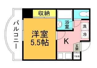 L’allure舟入の間取り