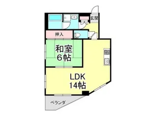 第2メゾン庚午の間取り