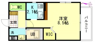ディオーレ祇園の間取り