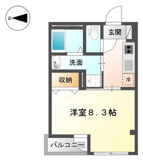 SunnyHeightsK【4階】の間取り