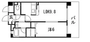 エミネンス西原壱番館【3階】の間取り