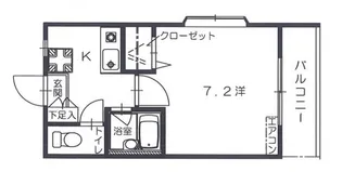 メゾン長束西【1階】の間取り