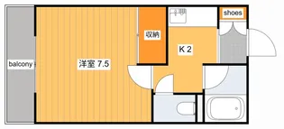 ヴィラシティー祇園の間取り