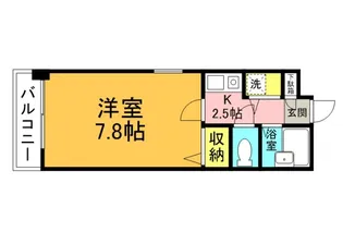 シャイン中筋の間取り